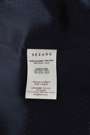 Veste Sézane veste antonia, bois de rose foncé Rouge en Viscose
