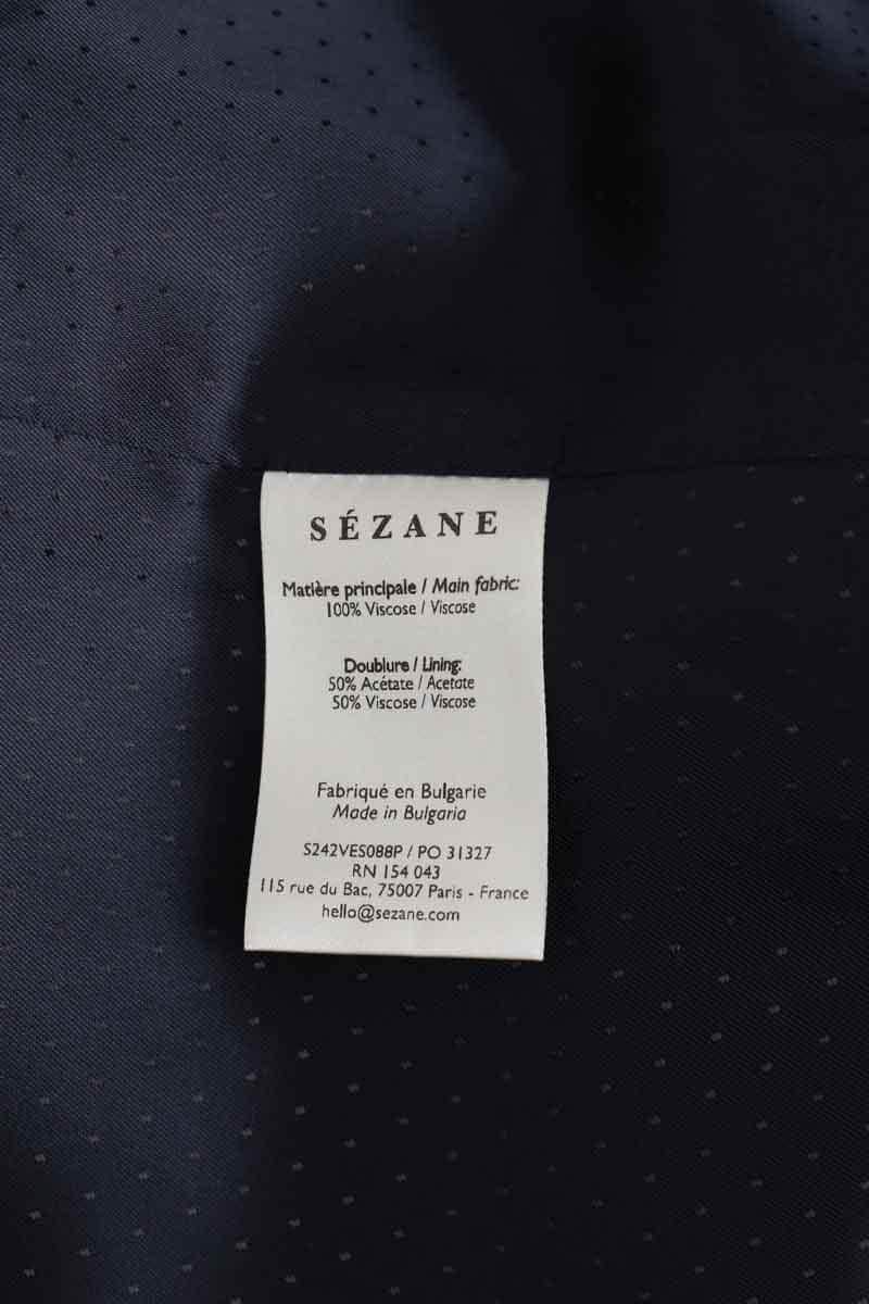 Veste Sézane veste antonia, bois de rose foncé Rouge en Viscose