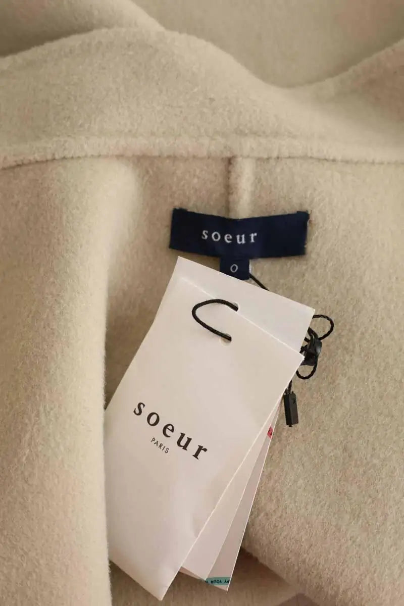 Veste Soeur Adeline Ecru en Laine
