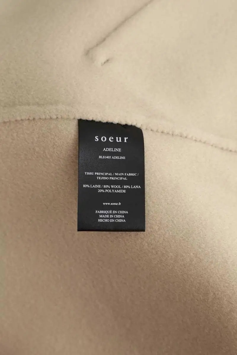 Veste Soeur Adeline Ecru en Laine