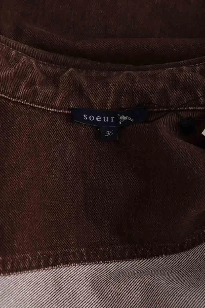 Veste Soeur Marron en Coton