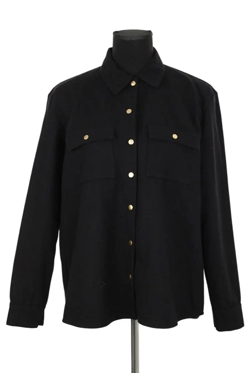 Veste Songe Lab Noir en Laine, taille XS - Seconde Main