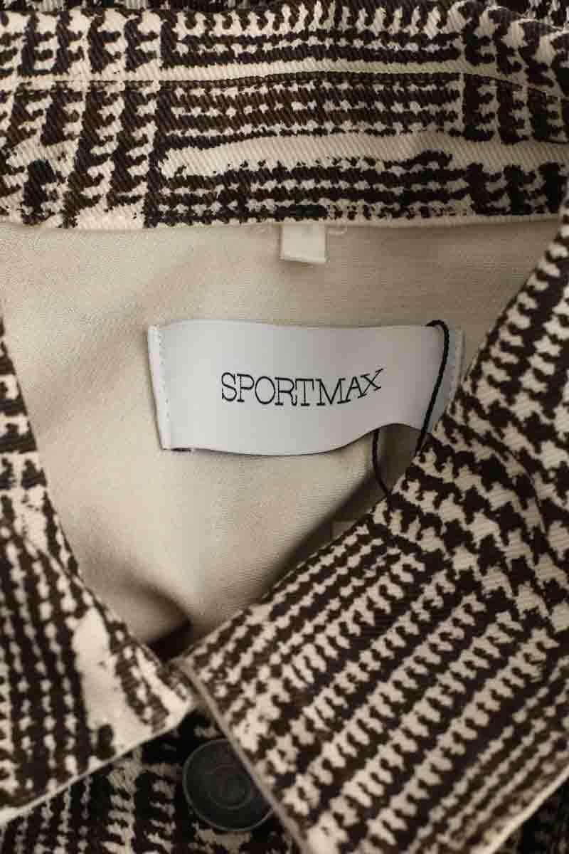 Veste Sportmax Marron en Coton