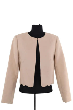 Veste Tara Jarmon Beige en Coton, taille M - Seconde Main