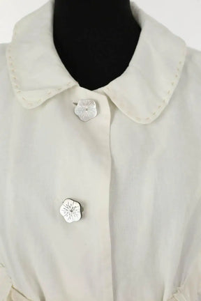 Veste Tara Jarmon Blanc en Lin