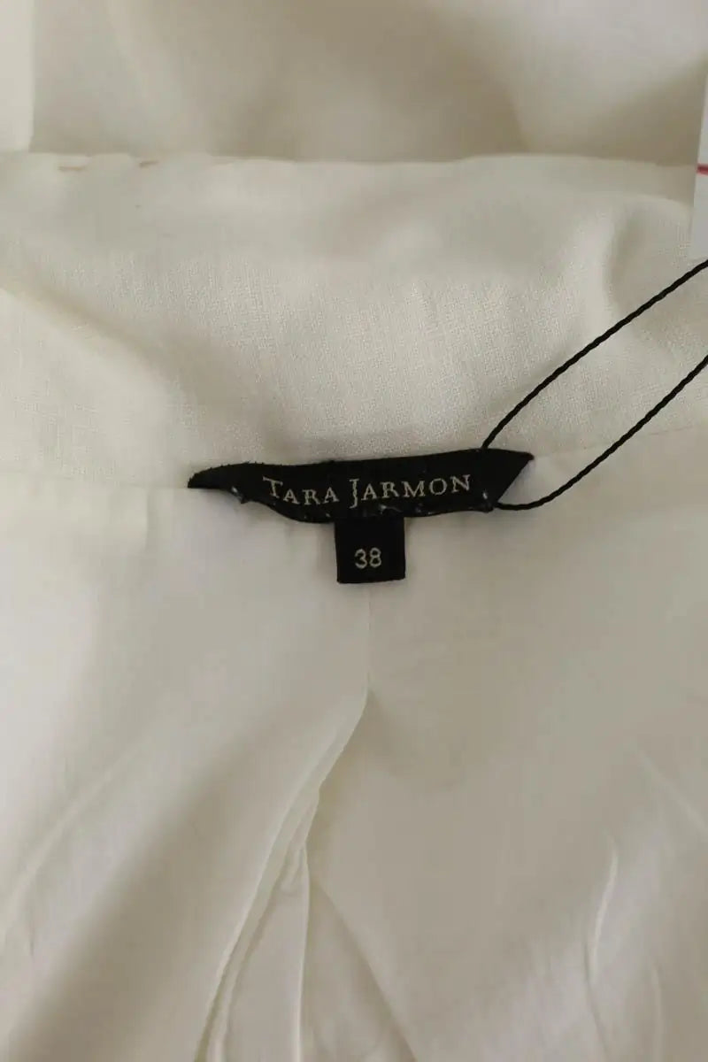 Veste Tara Jarmon Blanc en Lin