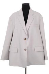 Veste The Frankie Shop Gris en Synthétique, taille XS - Seconde Main