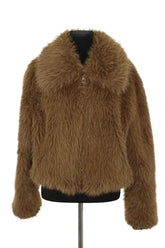 Veste The Frankie Shop Hope Camel en Polyester, taille L - Seconde Main