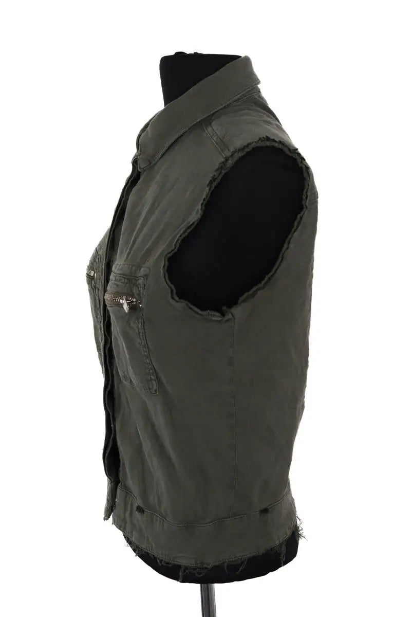 Veste The Kooples Kaki en Coton