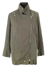 Veste The Kooples Kaki en Synthétique, taille S - Seconde Main
