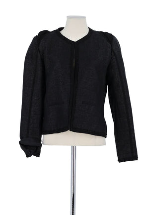 Veste The Kooples Noir en Coton, taille L - Seconde Main