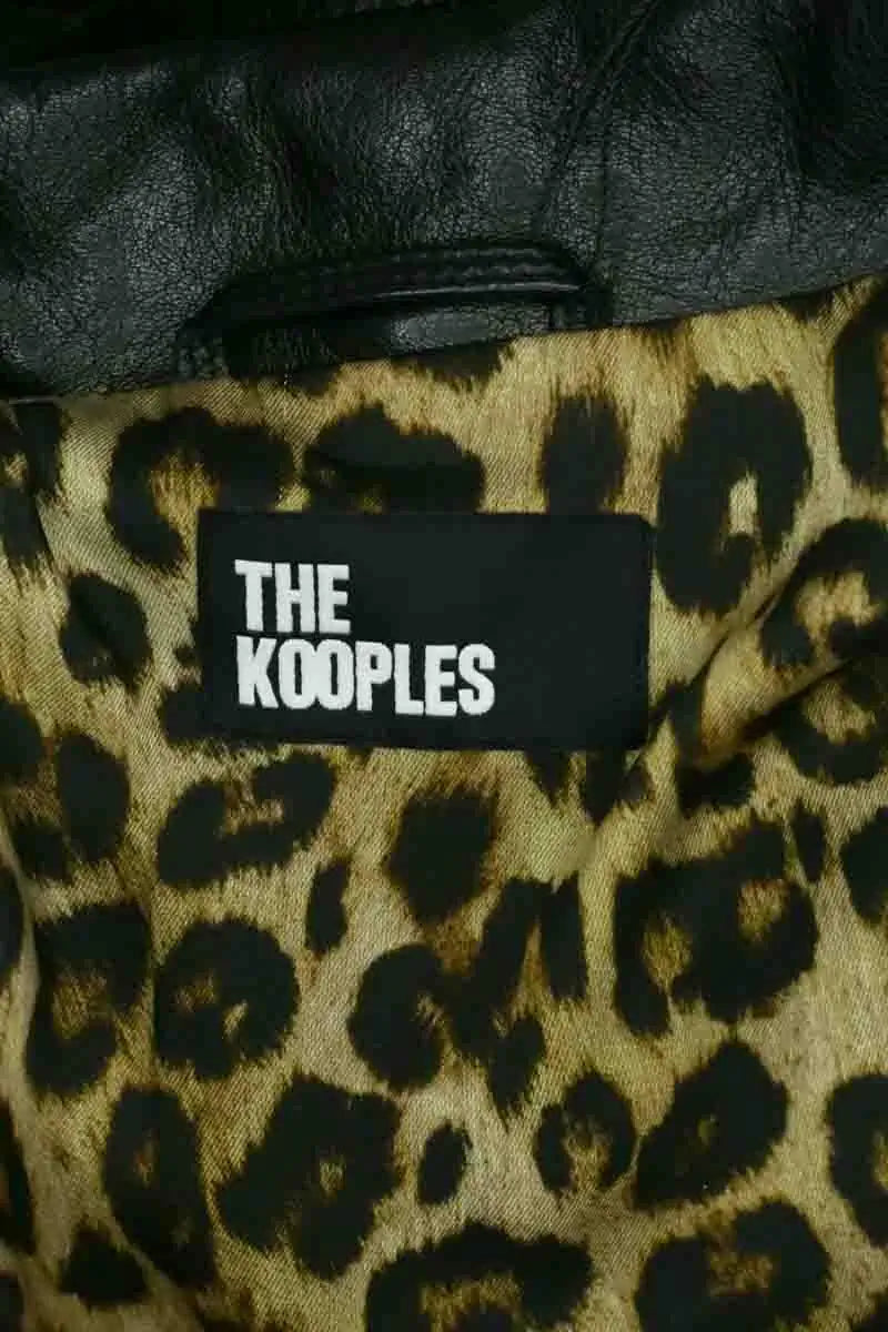 Veste The Kooples Noir en Cuir