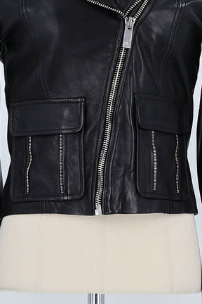 Veste The Kooples Noir en Cuir