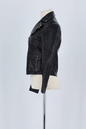 Veste The Kooples Noir en Cuir