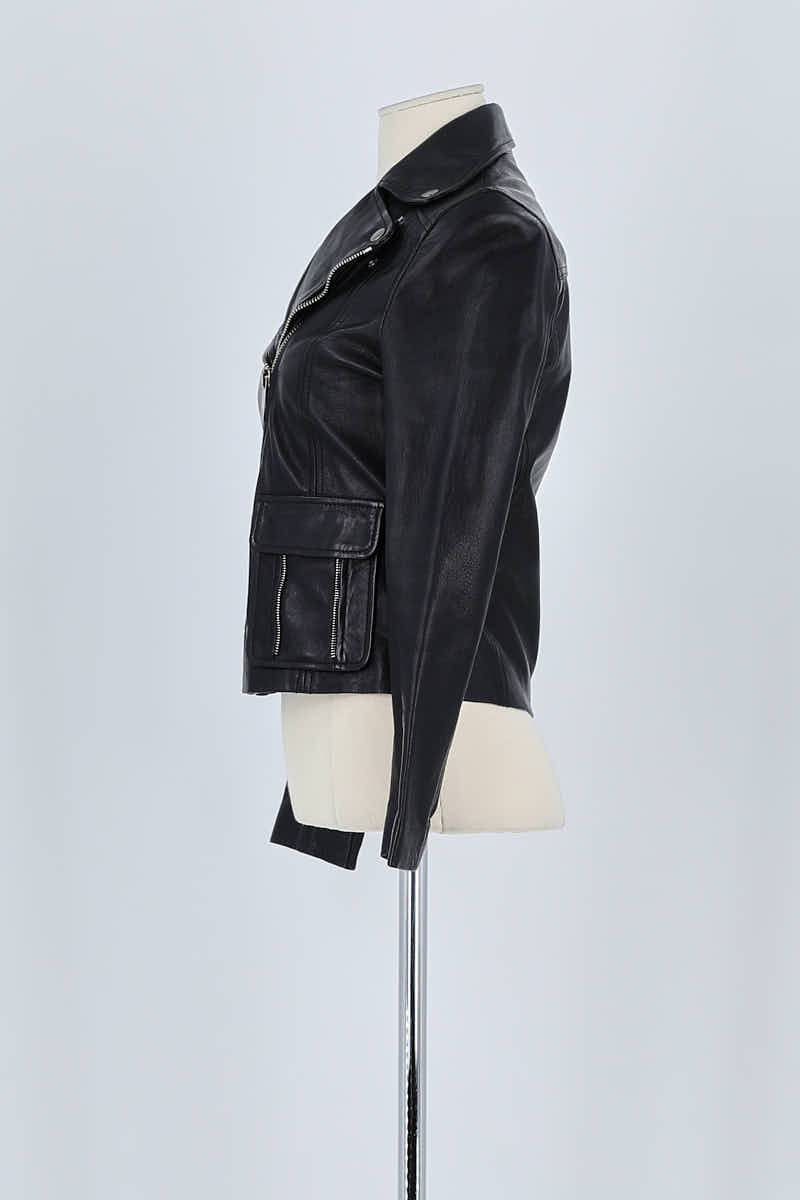 Veste The Kooples Noir en Cuir