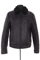 Veste The Kooples Noir en Synthétique, taille S - Seconde Main