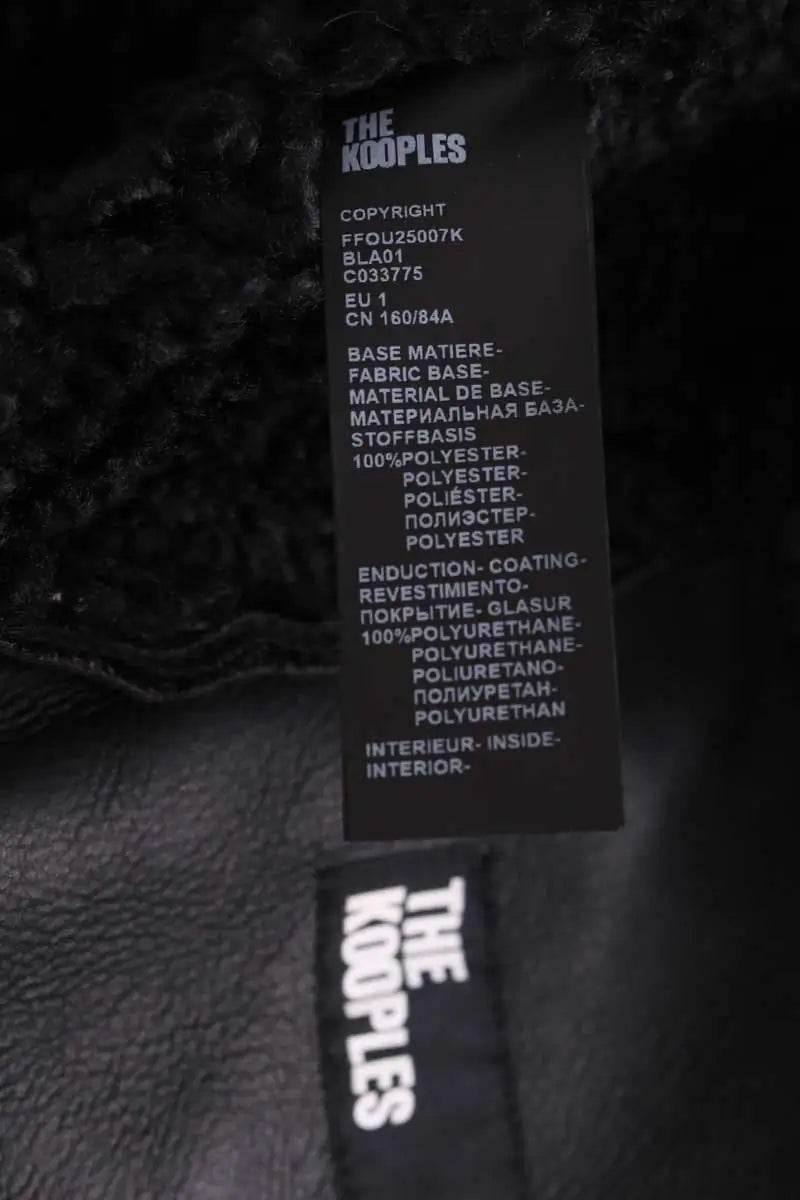 Veste The Kooples Noir en Synthétique