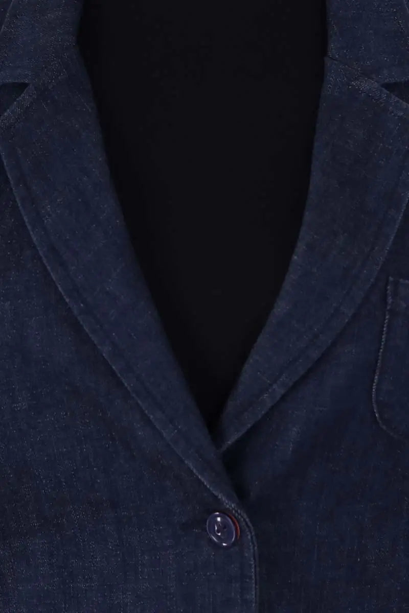 Veste Tommy Hilfiger Bleu en Coton
