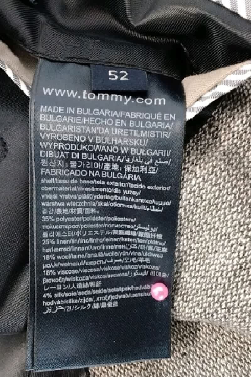 Veste Tommy Hilfiger Gris en Polyester