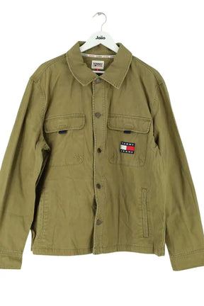 Veste Tommy Hilfiger Kaki en Coton, taille XL - Seconde Main