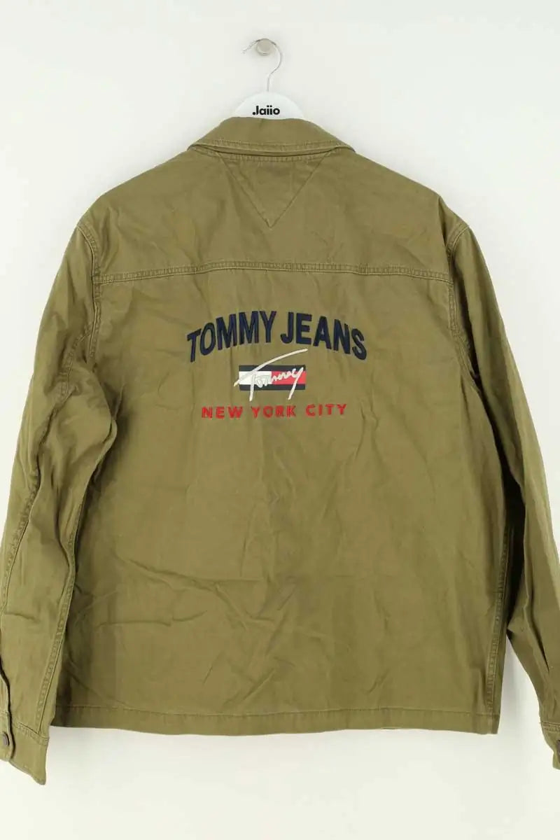 Veste Tommy Hilfiger Kaki en Coton