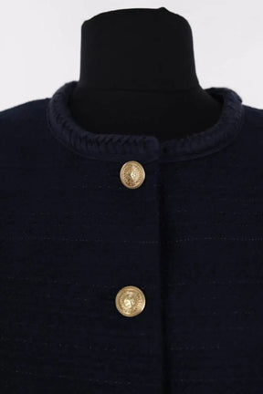 Veste Tommy Hilfiger Marine en Synthétique