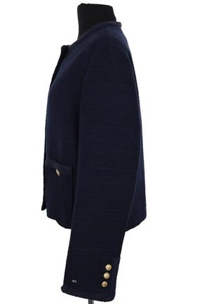 Veste Tommy Hilfiger Marine en Synthétique