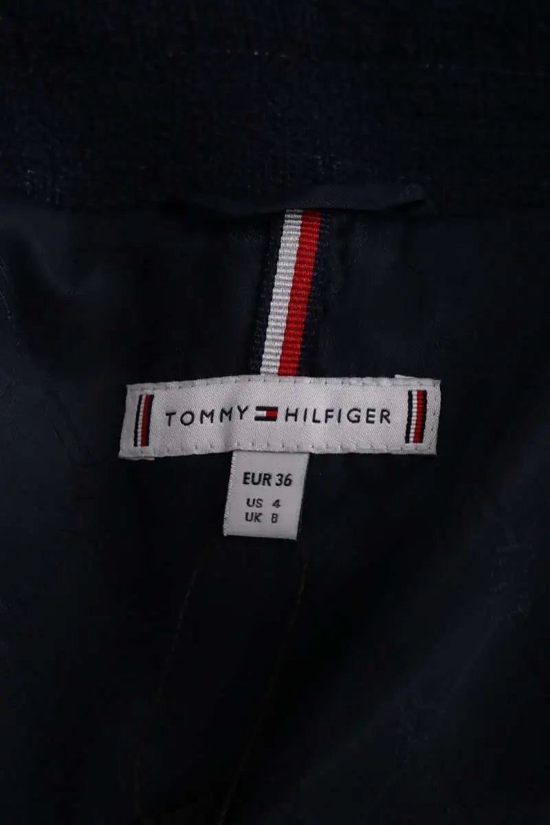 Veste Tommy Hilfiger Marine en Synthétique