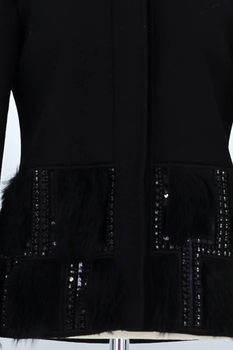 Veste Tory Burch Noir en Laine