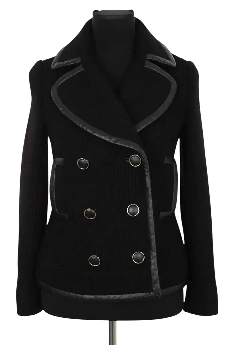Veste Tory Burch Noir en Laine, taille XS - Seconde Main