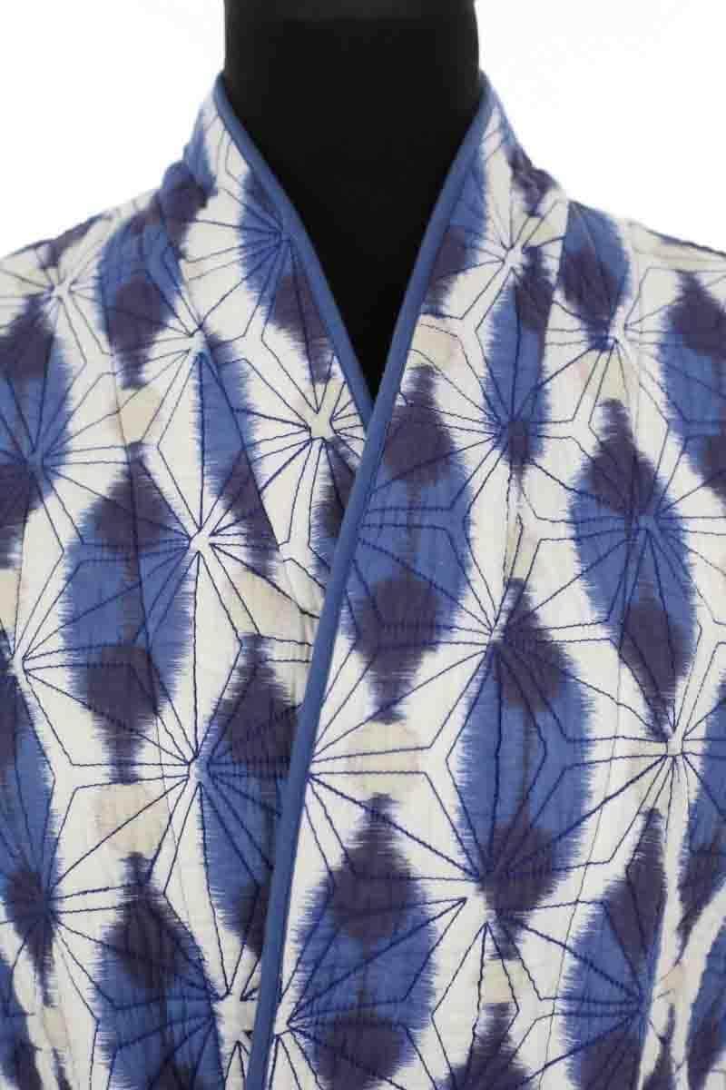 Veste V de Vinster Bleu en Coton