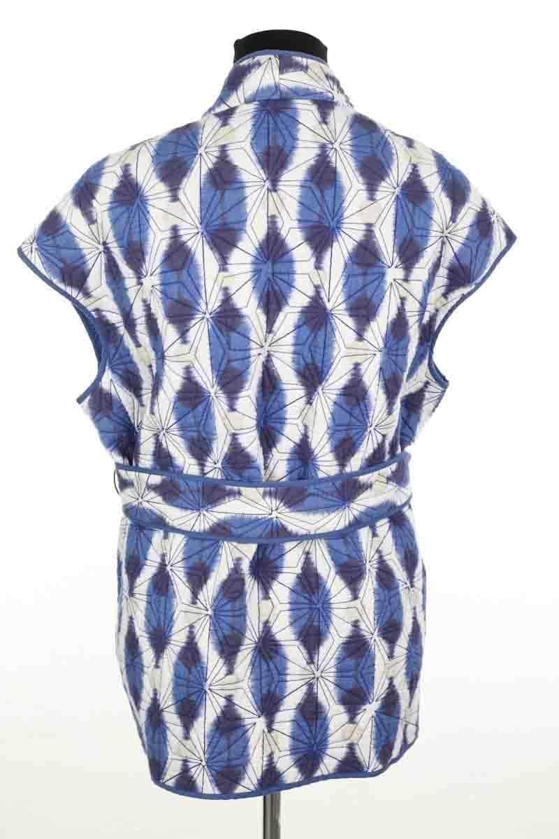 Veste V de Vinster Bleu en Coton