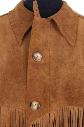 Veste Victoria Leivissa Camel en Daim