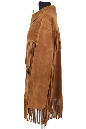Veste Victoria Leivissa Camel en Daim