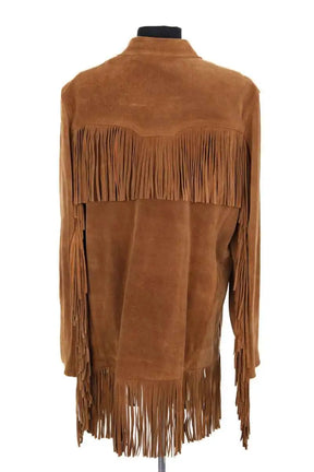 Veste Victoria Leivissa Camel en Daim