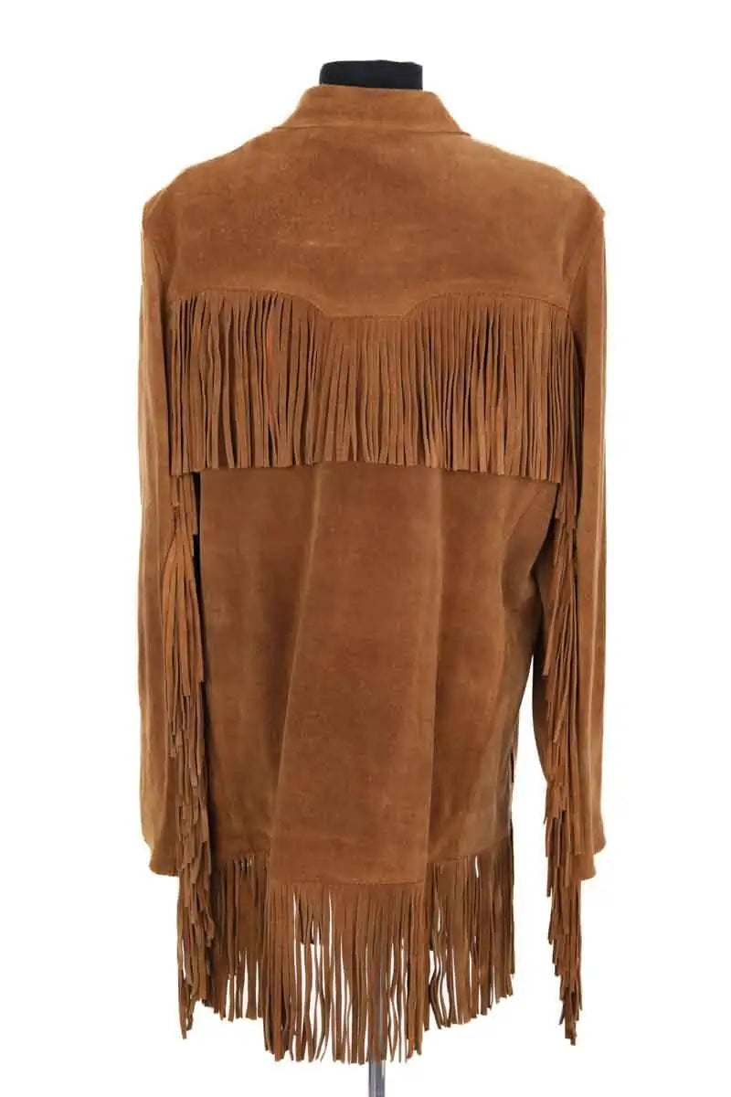 Veste Victoria Leivissa Camel en Daim