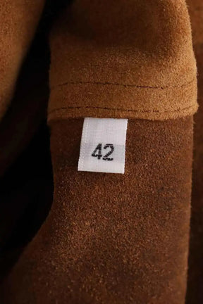 Veste Victoria Leivissa Camel en Daim