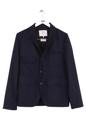 Veste Woolrich Marine en Laine, taille XS - Seconde Main