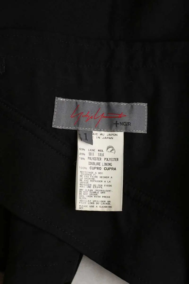 Veste Yohji Yamamoto Noir en Laine