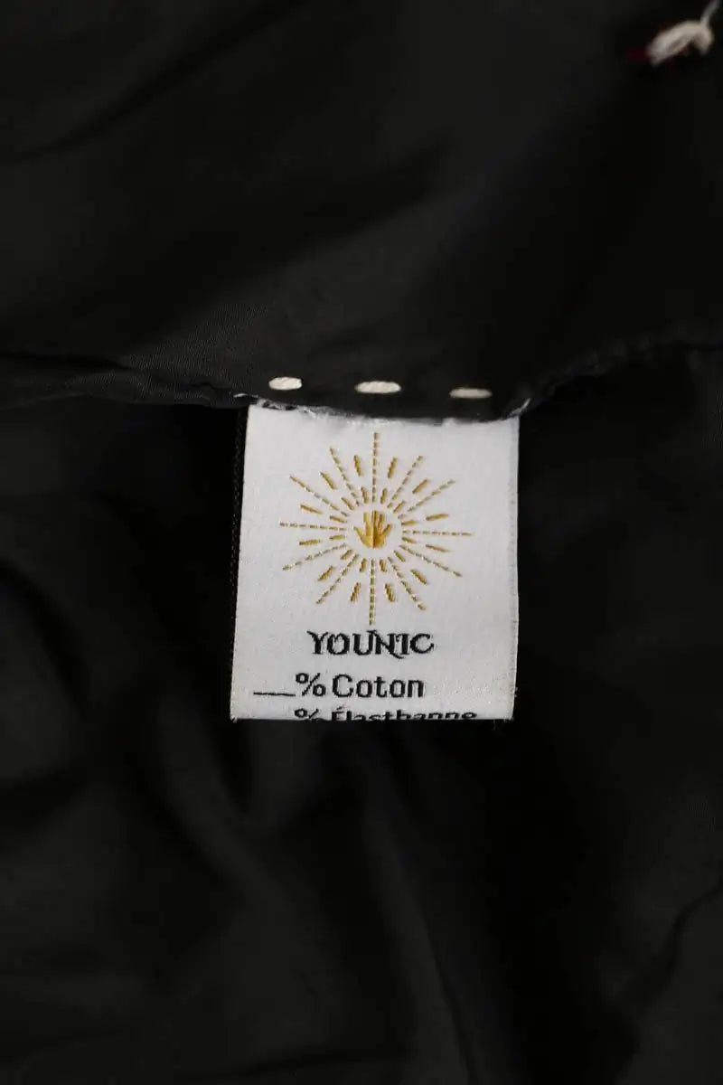 Veste Younic By Dina Noir en Coton