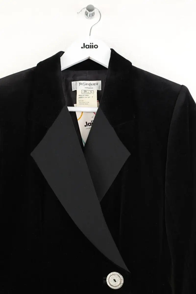 Veste Yves Saint Laurent Noir en Coton