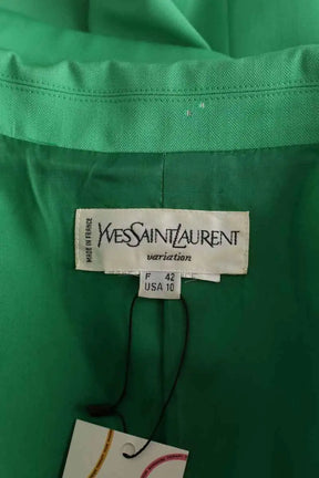 Veste Yves Saint Laurent Vert en Laine