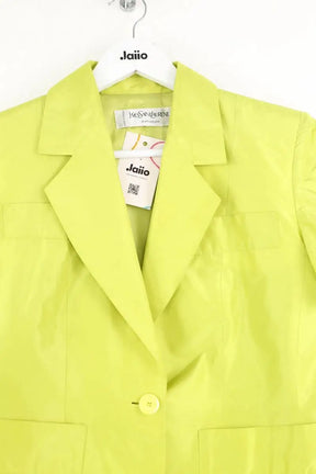 Veste Yves Saint Laurent Vert en Soie