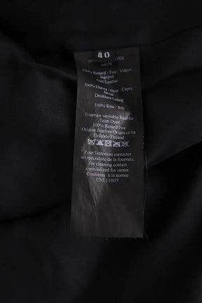 Veste Yves Salomon Violet en Fourrure