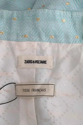 Veste Zadig & Voltaire Bleu en Synthétique