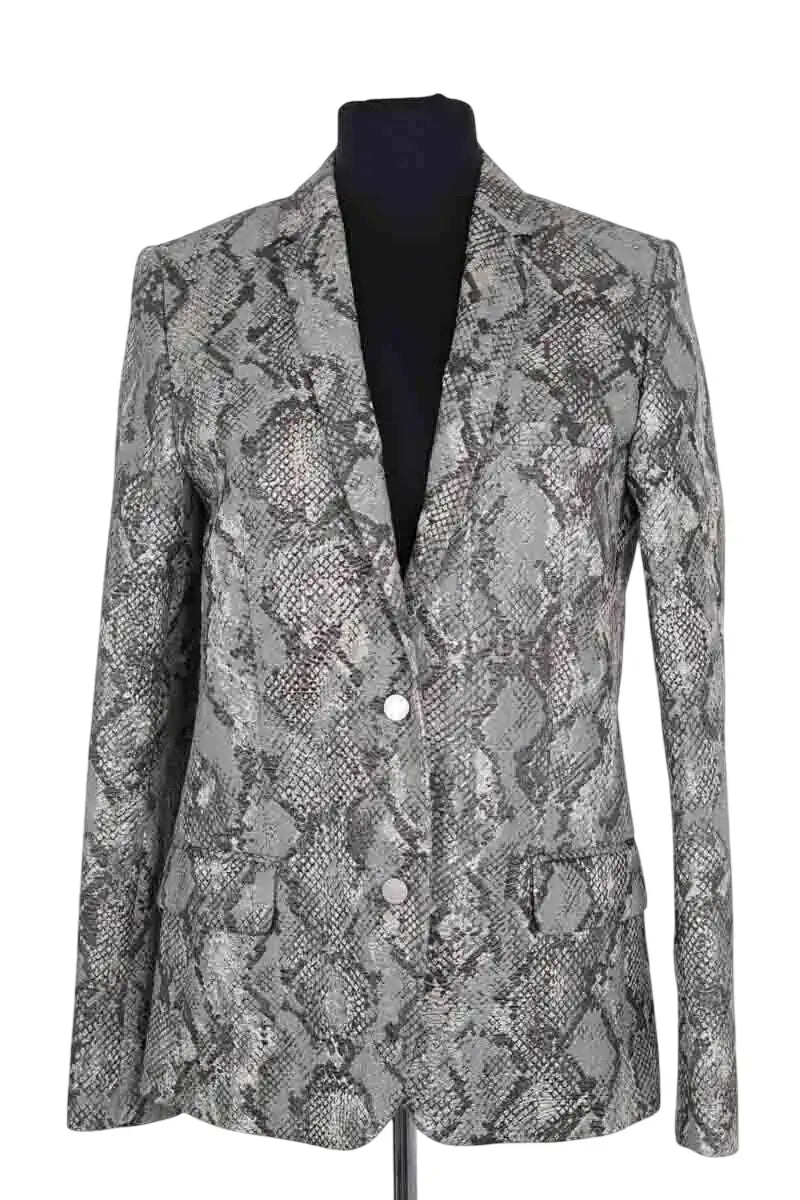 Veste Zadig & Voltaire Gris en Coton, taille M - Seconde Main