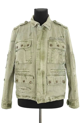 Veste Zadig & Voltaire Kaki en Coton, taille XS - Seconde Main