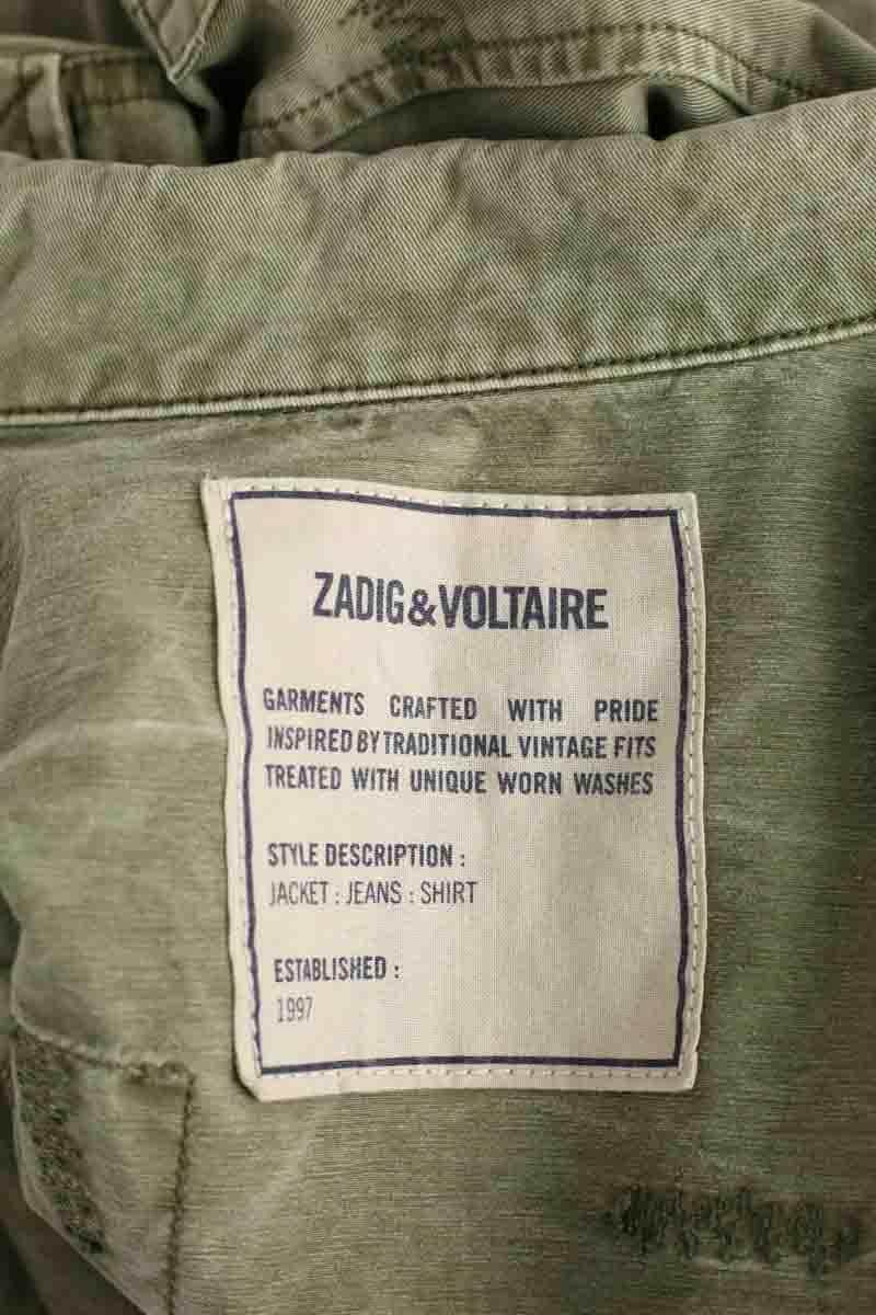 Veste Zadig & Voltaire Kaki en Coton
