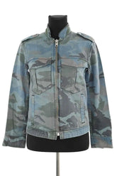 Veste Zadig & Voltaire Kaki en Coton, taille XS - Seconde Main