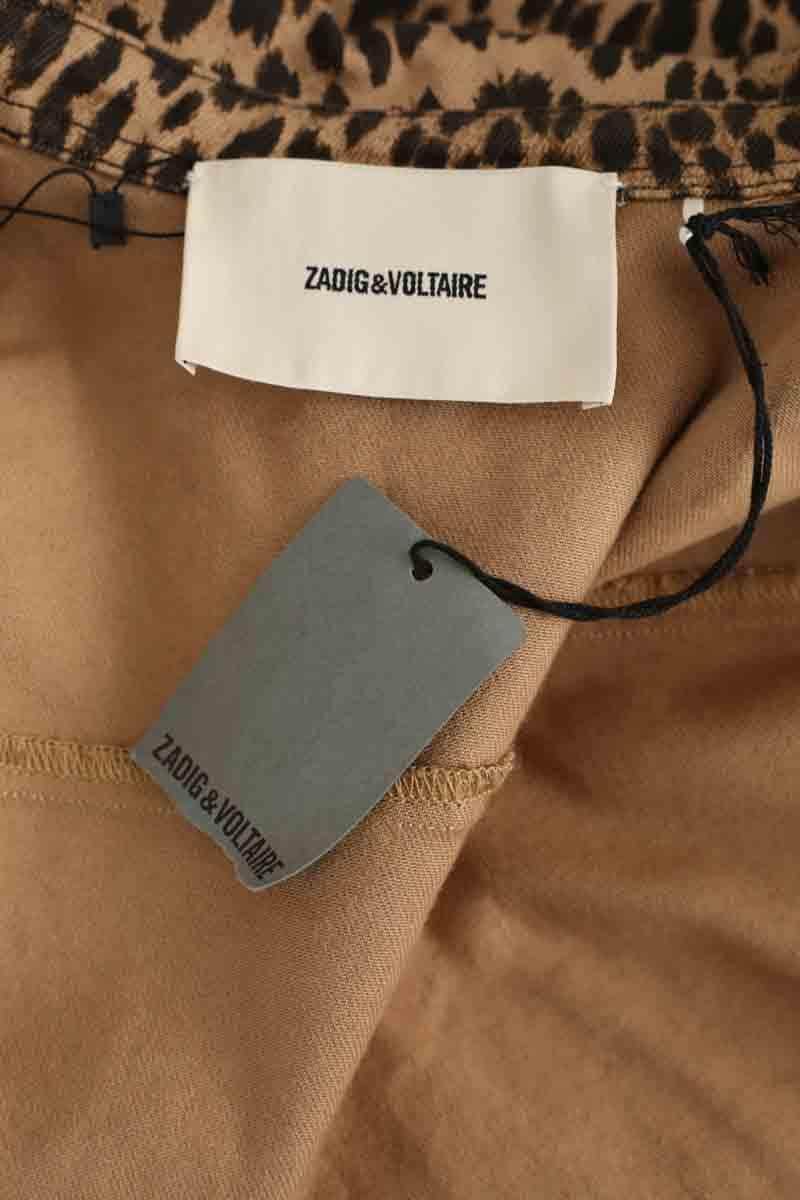 Veste Zadig & Voltaire Taskam denim leo Camel en Coton